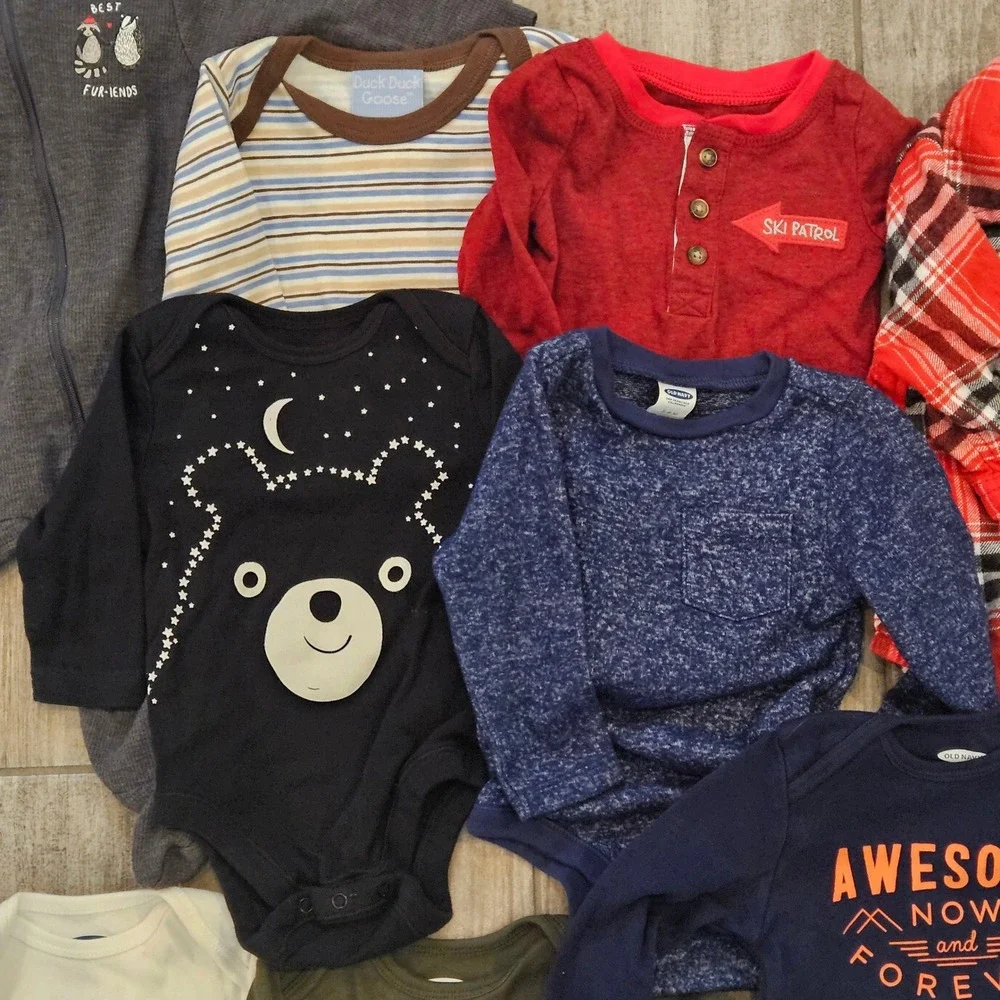 Old Navy‎ Gerber Baby Boys Clothing Lot of 23 Size 3-6M Infant Essential Basics
